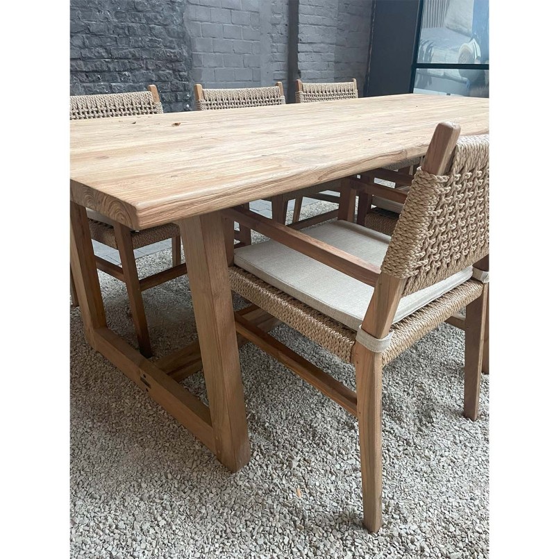 Tuintafel in teruggewonnen teak - Ibiza - Kare Design