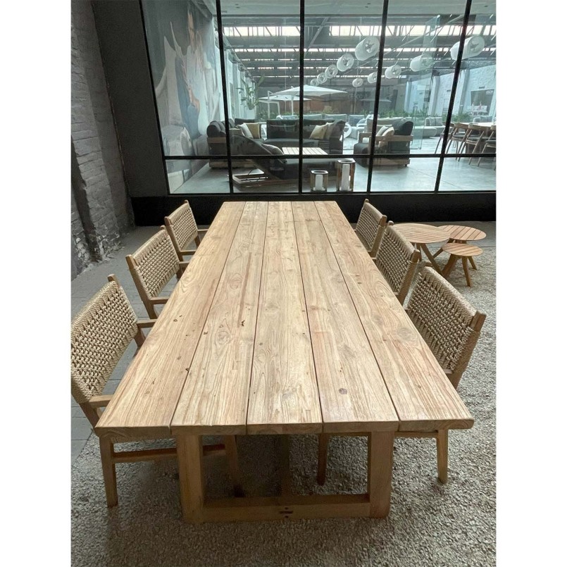 Tuintafel in teruggewonnen teak - Ibiza - Kare Design