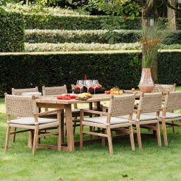 Tuintafel in teruggewonnen teak - Ibiza - Kare Design