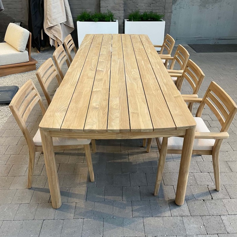 Massief teakhouten tuintafel - Tunis - Gescova