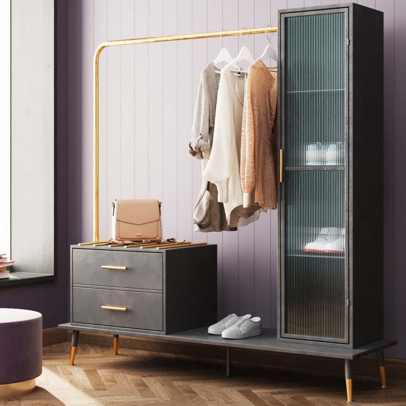 Zwarte en gouden garderobe - La Gomera - Kare Design