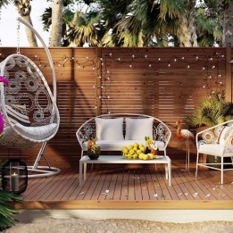 Witte tuintafel - Tiki - Kare Design