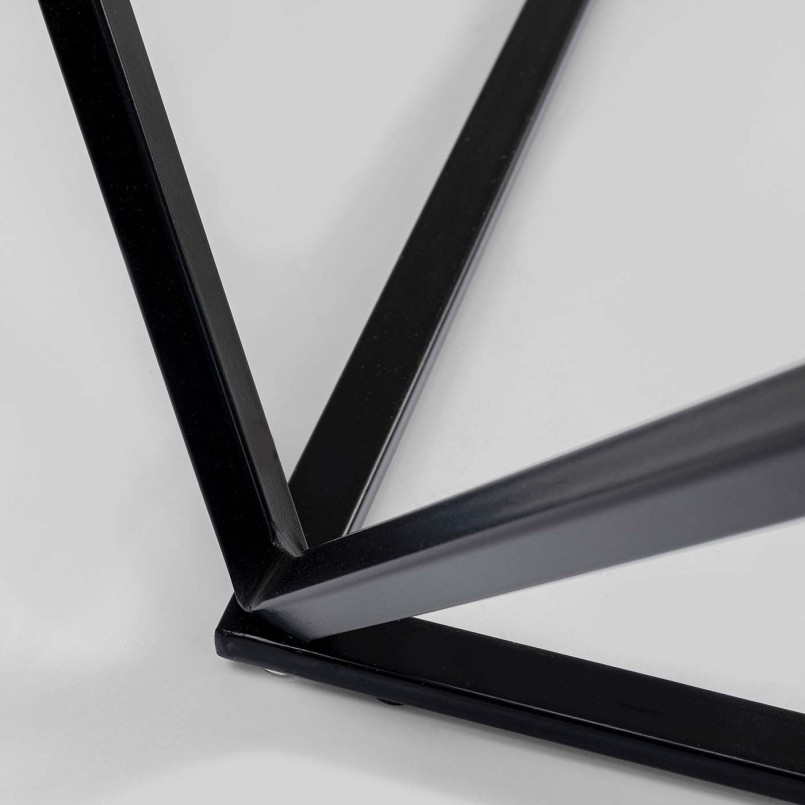 Zwarte hedendaagse salontafel - Cristallo - Kare Design