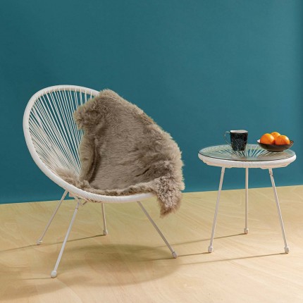 Schapenleer Heidi 85x65cm grijs Kare Design