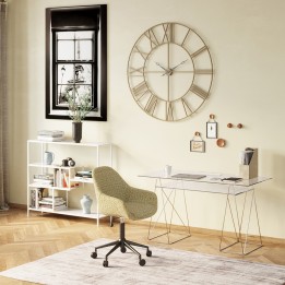 Chromed steel desk trestle - Polar - Kare Design