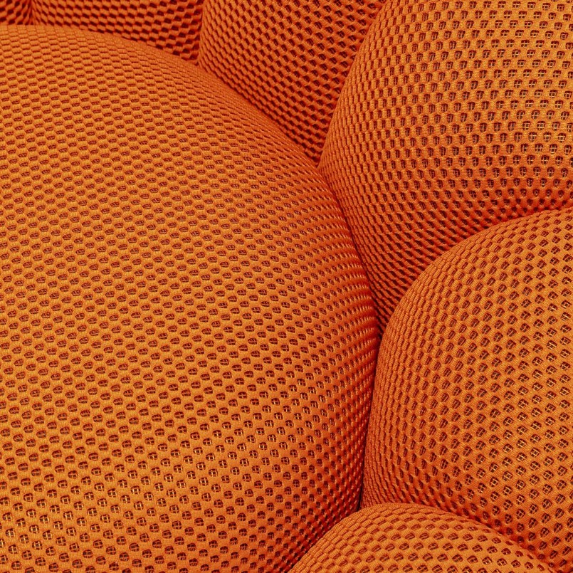Orange swivel armchair - Peppo Bloom - Kare Design