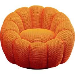 Oranje draaifauteuil - Peppo Bloom - Kare Design