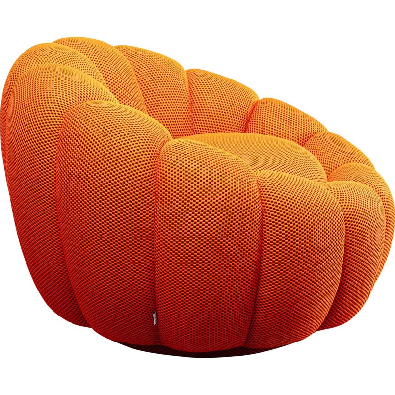 Oranje draaifauteuil - Peppo Bloom - Kare Design