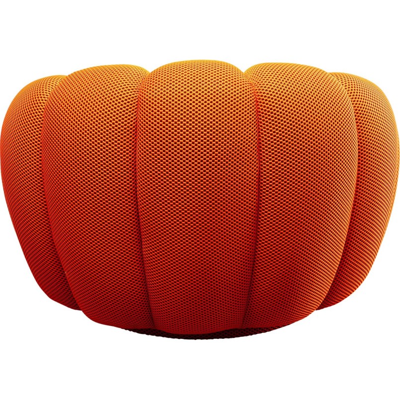 Orange swivel armchair - Peppo Bloom - Kare Design