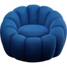 Blue swivel armchair - Peppo Bloom - Kare Design
