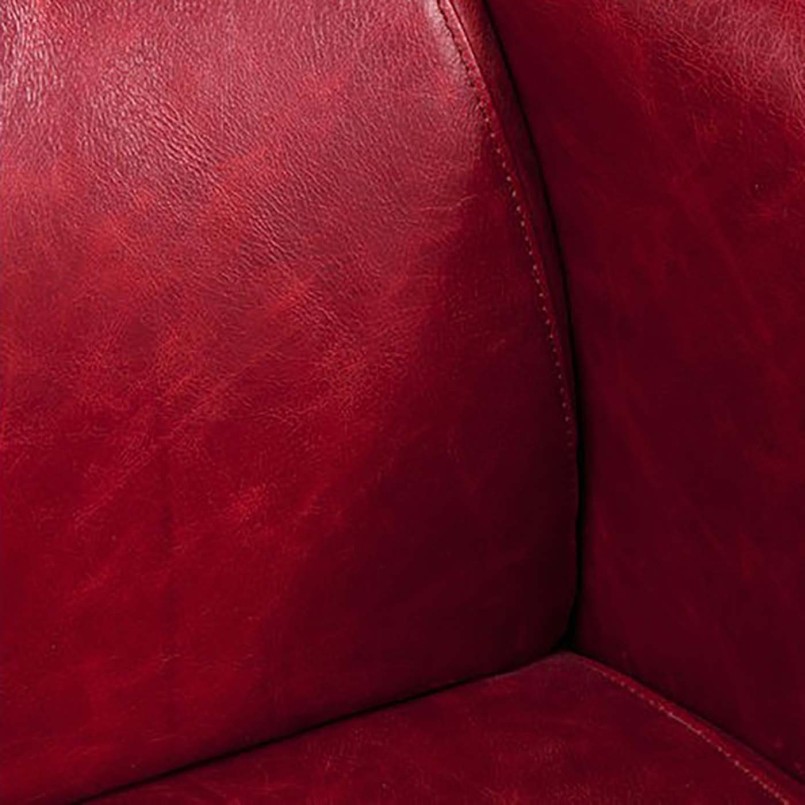 Vintage fauteuil in rood leer - Cigar Lounge - Kare Design