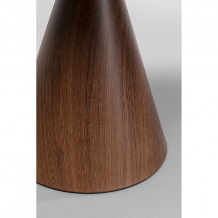 Side Table Cono Ø50cm ceramic walnut Kare Design
