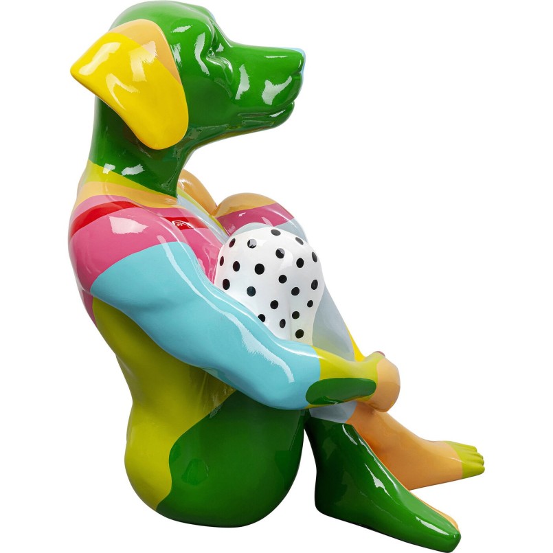 Figurine décorative Gangster Dog colore 80cm