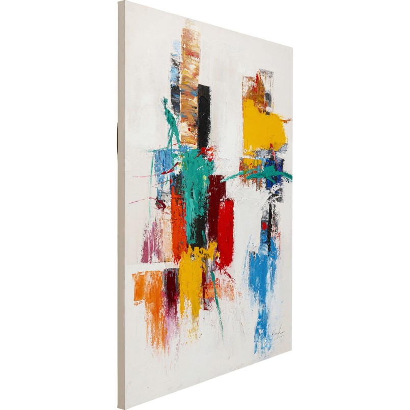 Tableau sur toile Be Happy 150x120cm