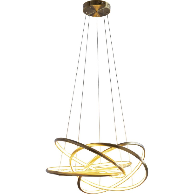 Eigentijdse gouden hanglamp - Saturnus - Kare Design