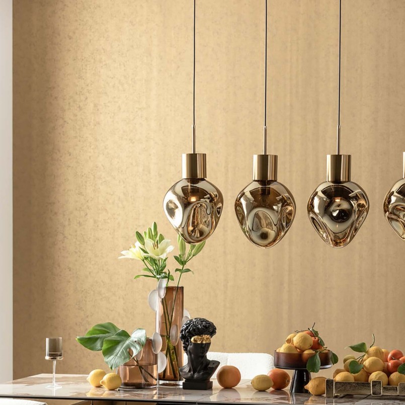 Gouden glazen hanglamp - Supernova - Kare Design