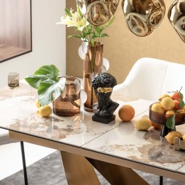 Brown glass relief vase - Cripy - Kare Design