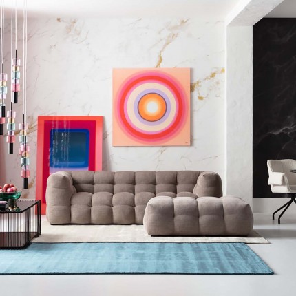 Kruk Salamanca 125x82cm grijs Kare Design