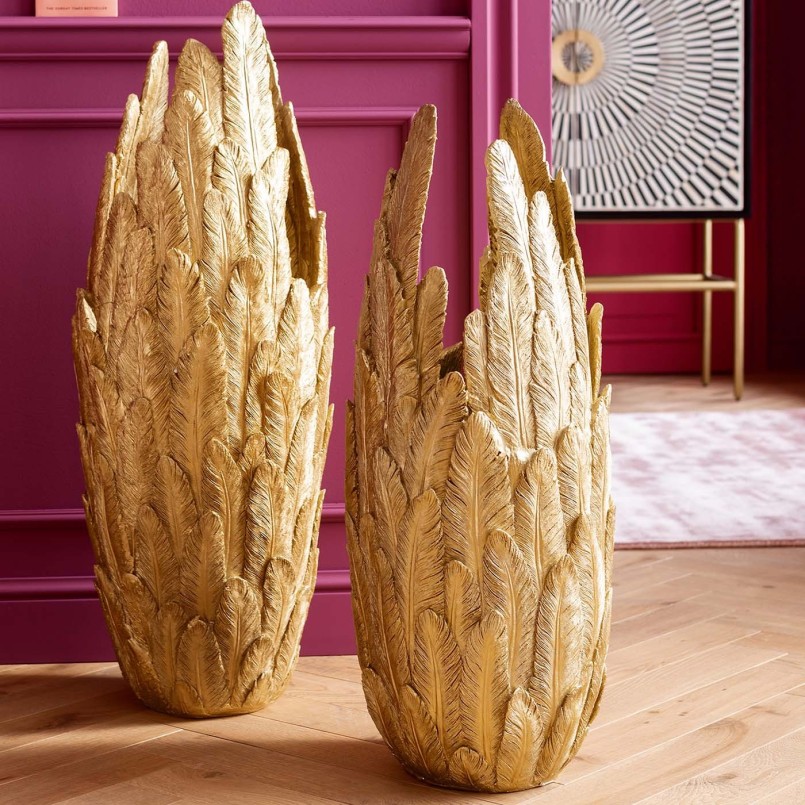 Gouden veervaas - Kare Design - Kare Design