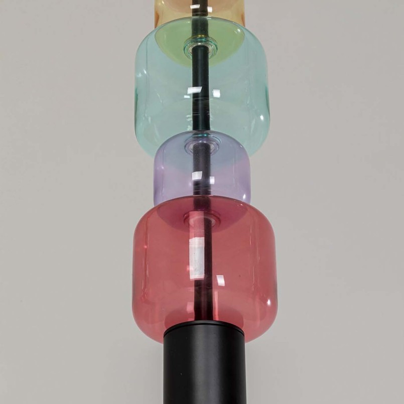 Multicolored glass suspension lamp - Candy Bar - Kare Design