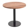 Ronde tuintafel van teak en staal - Rosie - Gescova