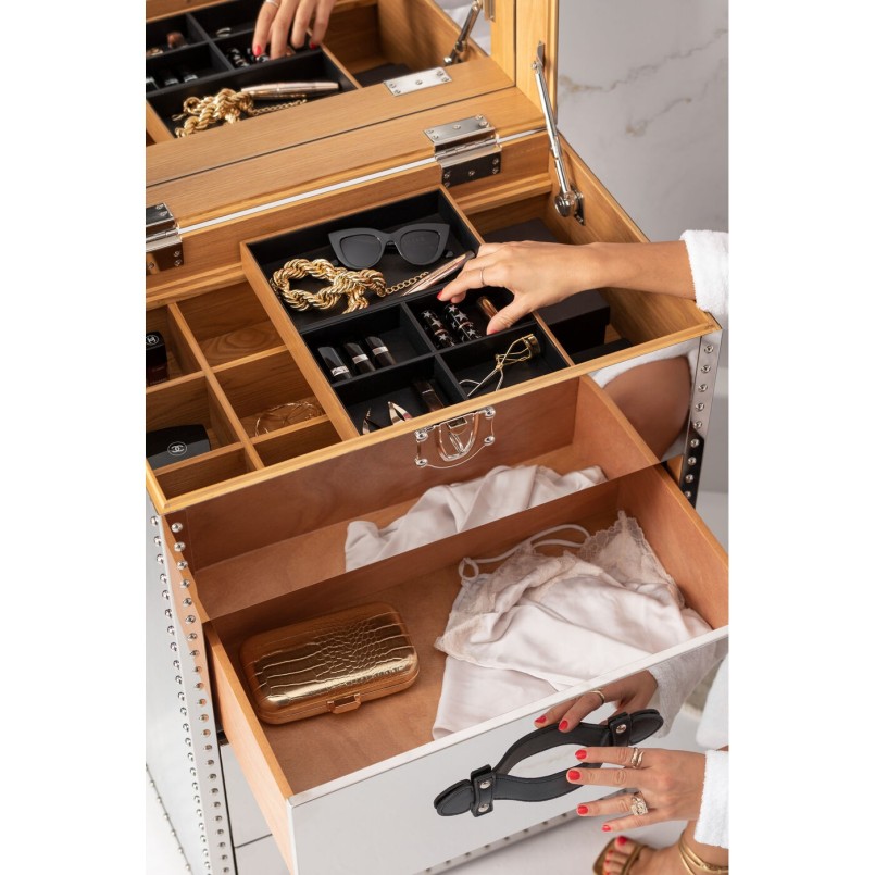 Dressoir met spiegel en juwelenopberger - Vegas - Kare Design