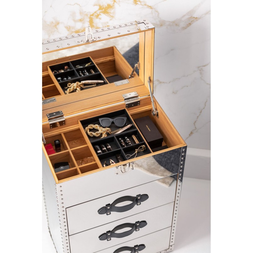 Dresser with mirror and jewelry storage - Vegas - Kare Design