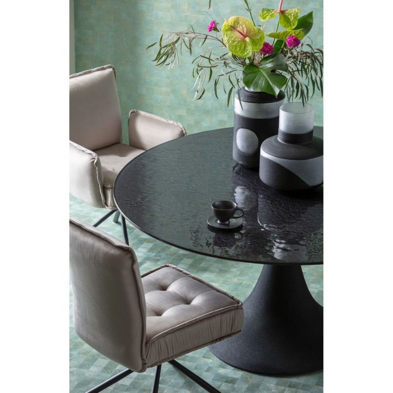 Grey retro chair - Chelsea - Kare Design