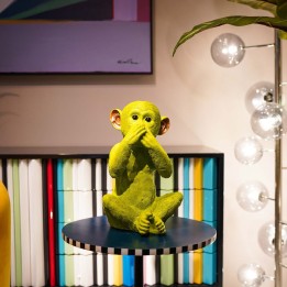 Green monkey moneybox - Iwazaru - Kare Design