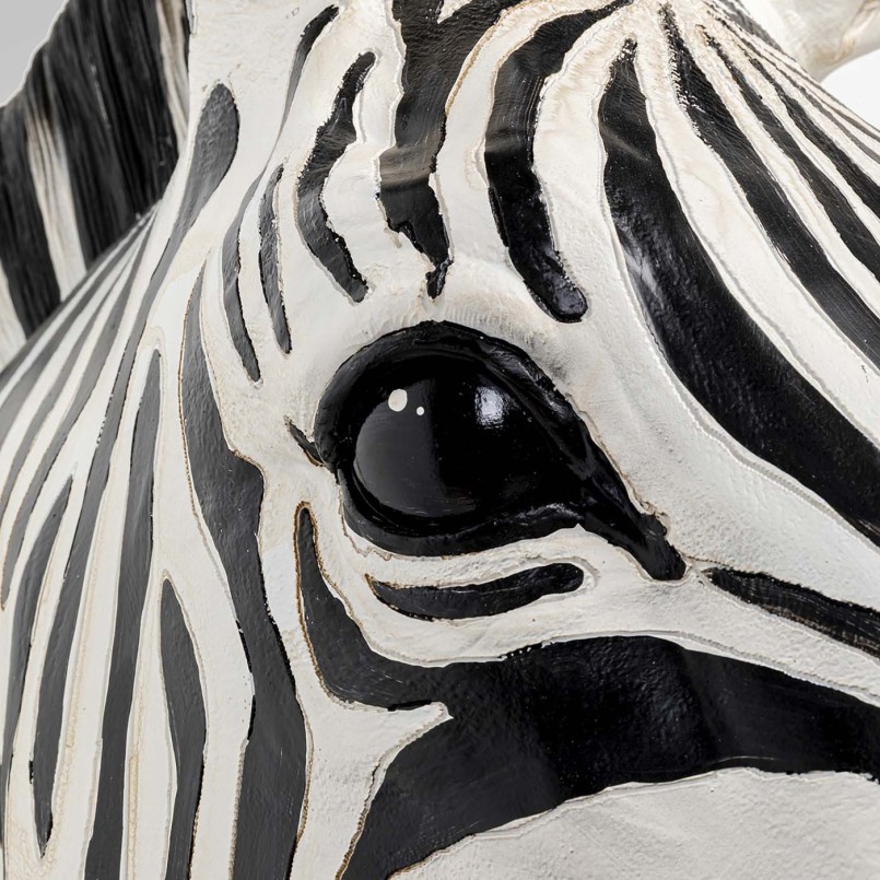Black and white zebra head wall decor - Kare Design