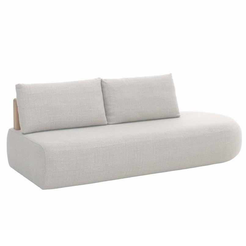 Cream teak garden sofa - Mila - Gescova