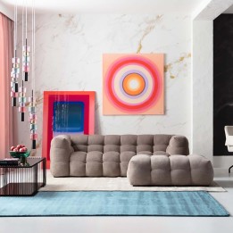 Roze cirkels canvas - Tendency - Kare Design