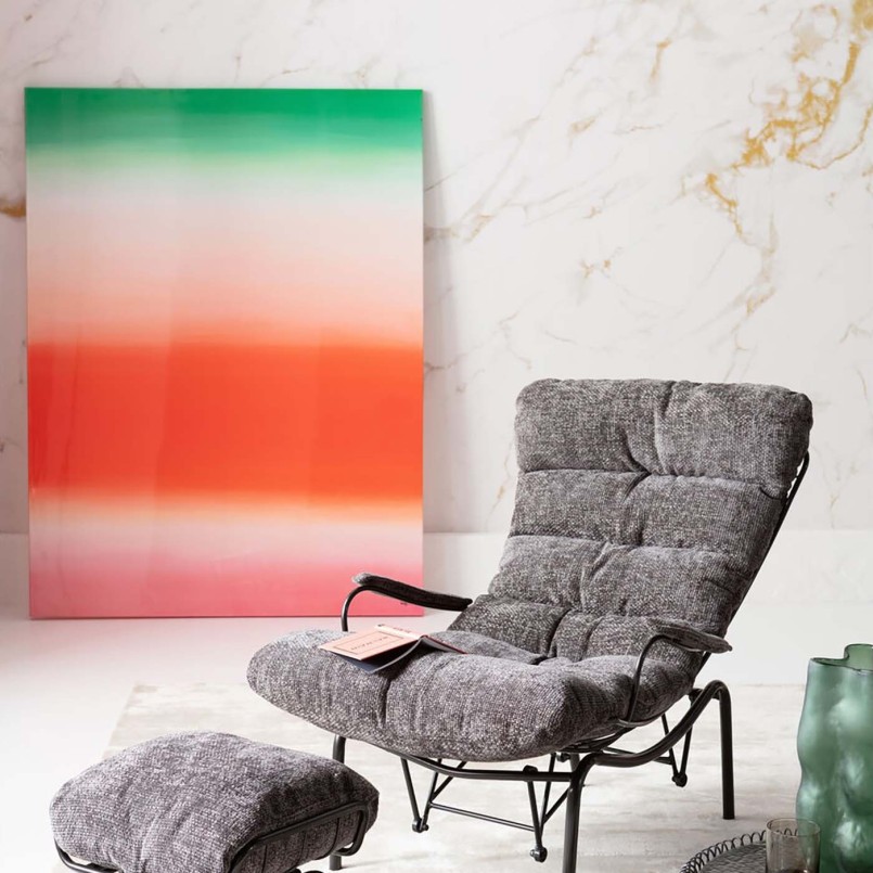 Oranje, groen, roze en witte canvas - Tendency - Kare Design