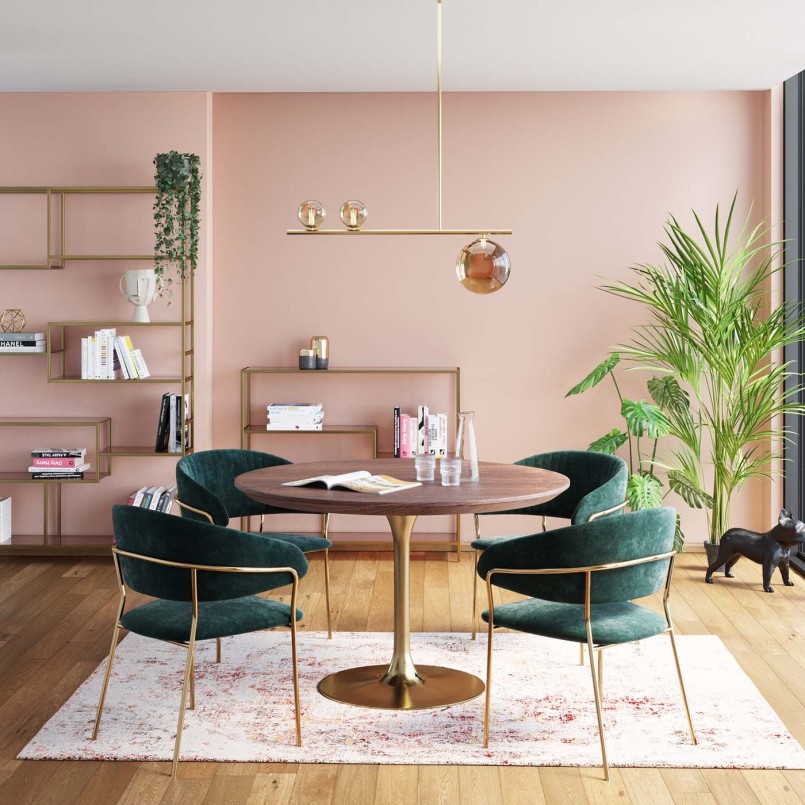 Rond walnoten tafelblad - Uitnodiging - Kare Design