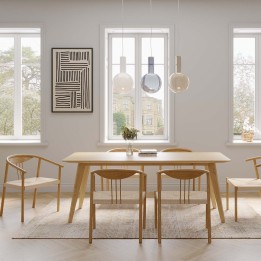 Scandinavische houten eetafel - Memo - Kare Design