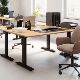 Industrieel houten bureau - Smart Symphony - Kare Design