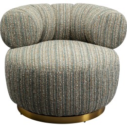 Tourne Fauteuil Couture Stripes bleu