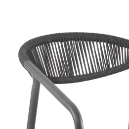 Tuinstoel met antracietgrijze armleuningen - Geneva - Kare Design