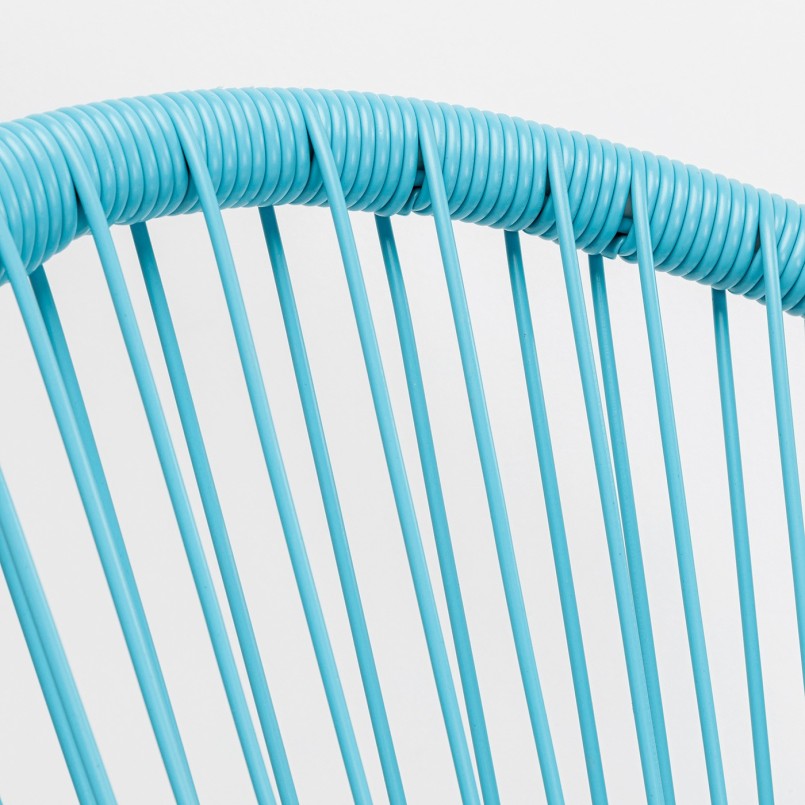 Blue garden armchair - Acapulco - Kare Design