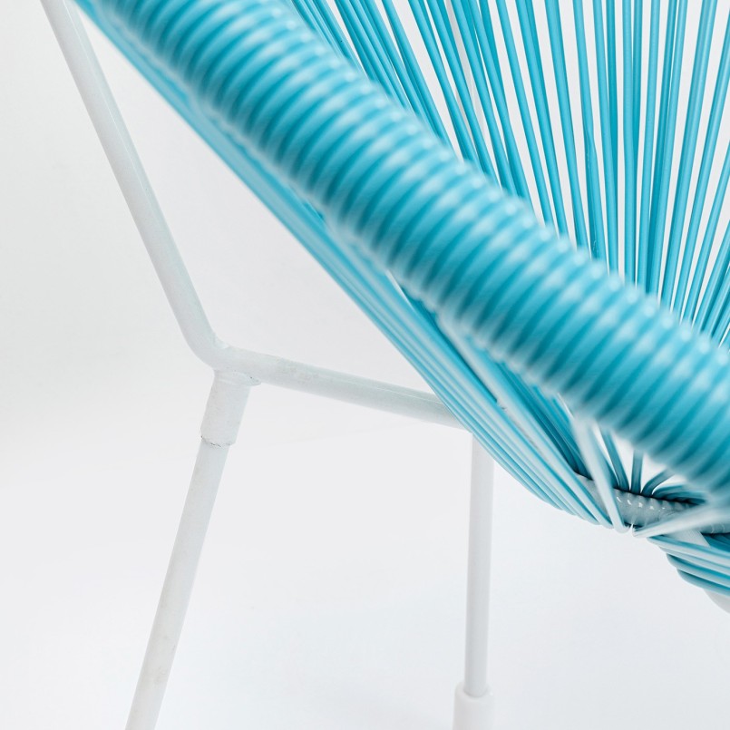 Blauwe tuinfauteuil - Acapulco - Kare Design