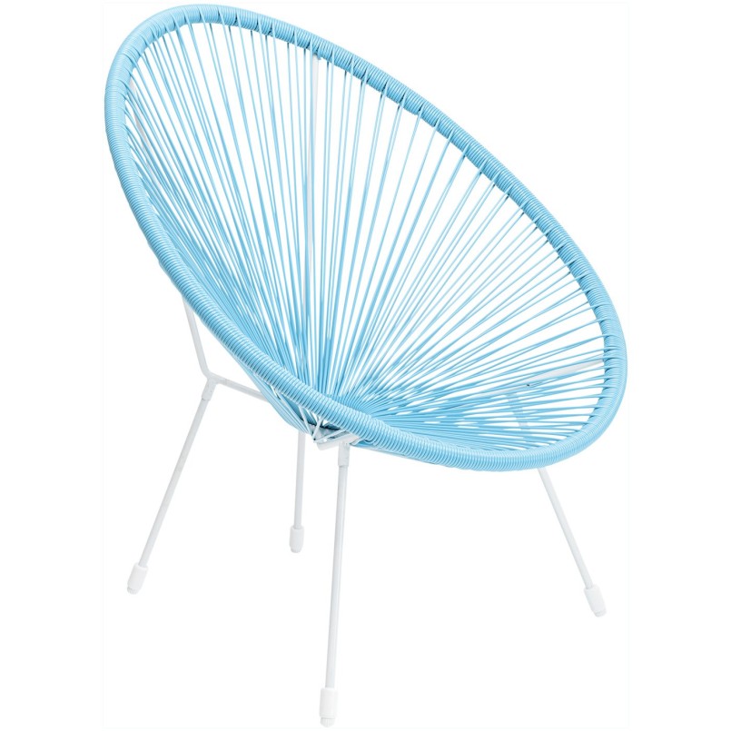 Blue garden armchair - Acapulco - Kare Design