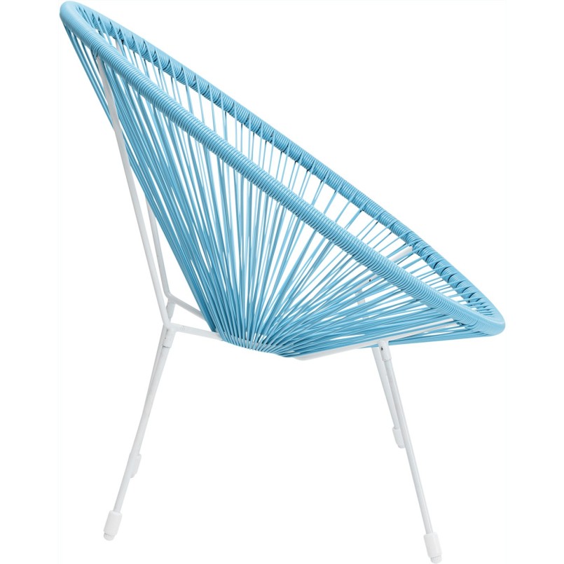 Blue garden armchair - Acapulco - Kare Design