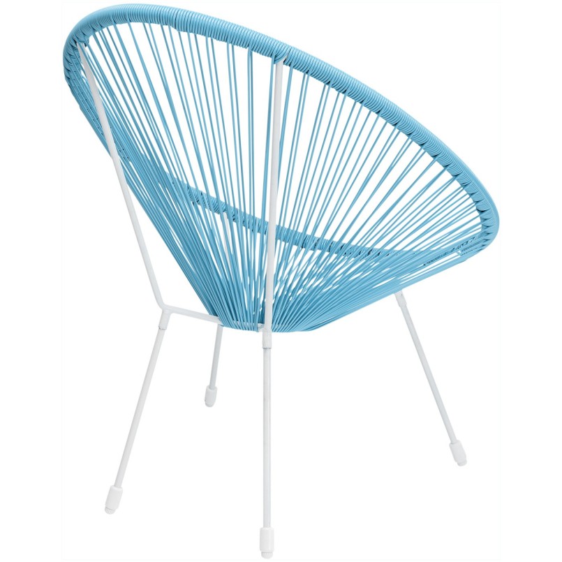 Blue garden armchair - Acapulco - Kare Design