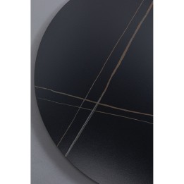 Tafelblad Invitation rond zandsteen zwart 120cm Kare Design