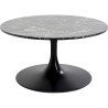 Table basse Schickeria Marbre noir Ø80cm