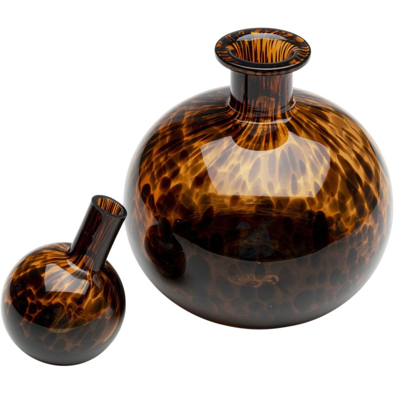 Brown glass carafe - Caramel - Kare Design