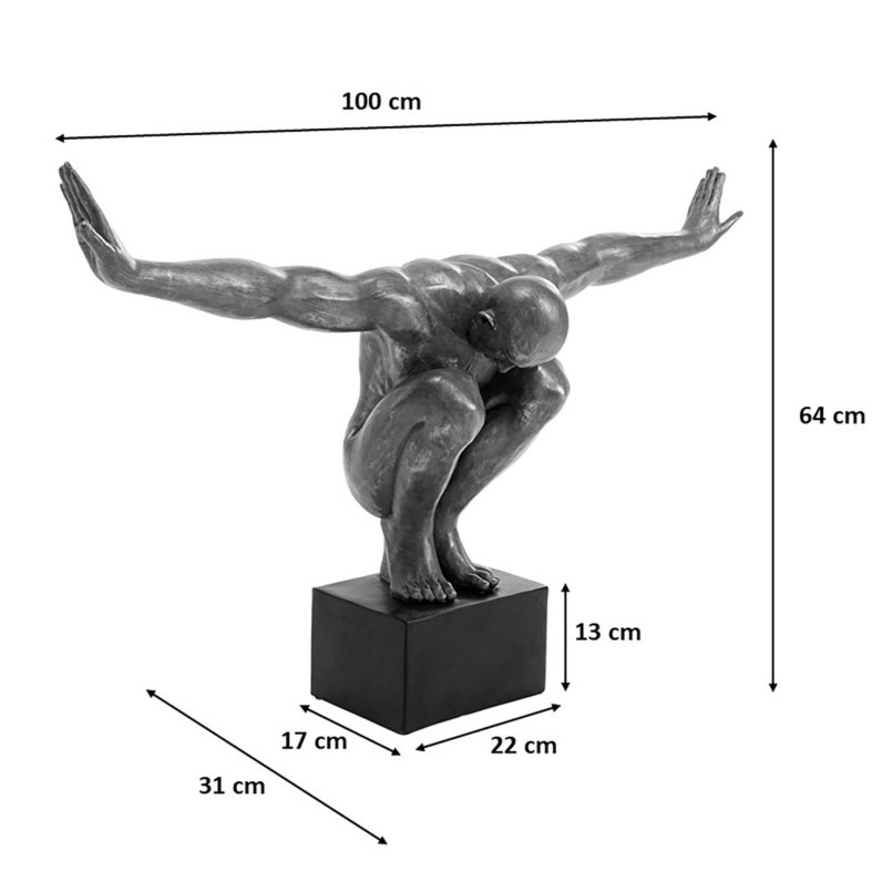 Zilveren atleetversiering - Kare Design - Kare Design