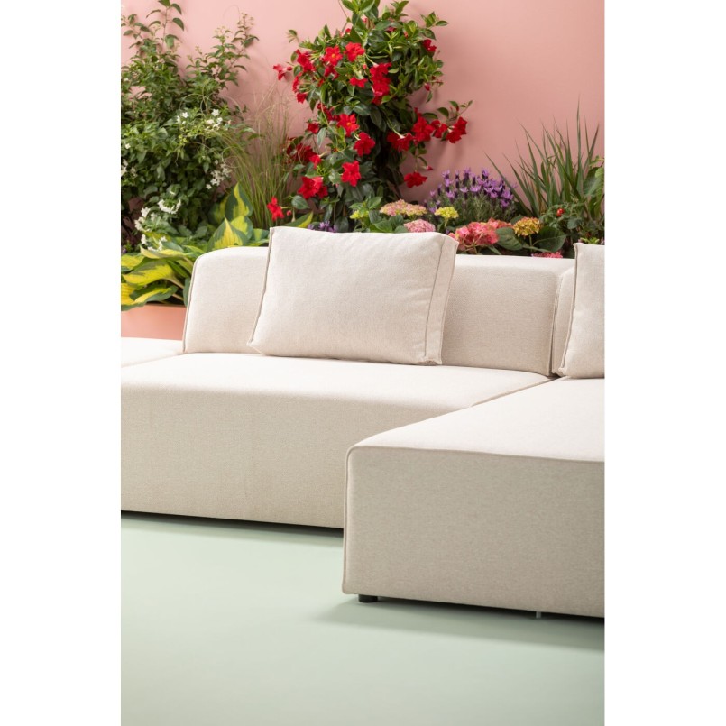 Beige eigentijdse hoekbank - Infinity Ottoman - Kare Design