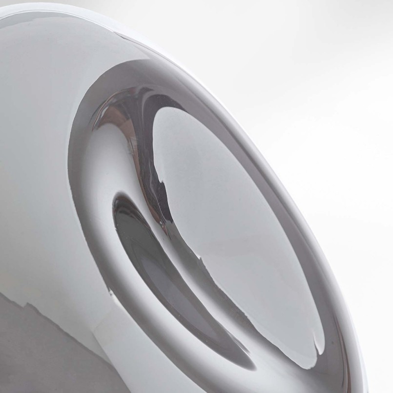 Zilveren glazen tafellamp - Supernova - Kare Design