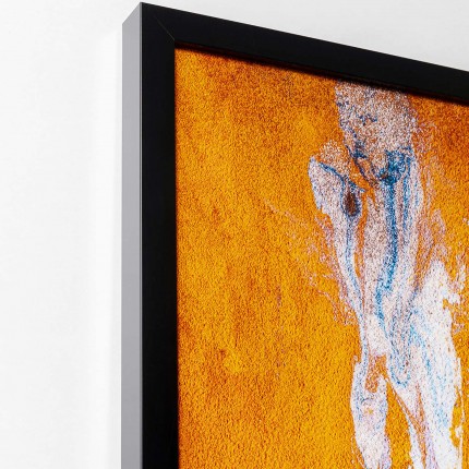 Framed Picture Artistas 120x180cm orange Kare Design
